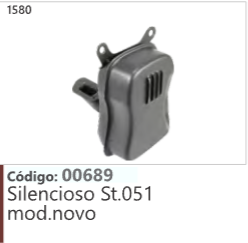 1580 Código 00689 Silencioso Stihl 051 mod.novo
