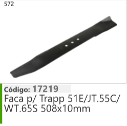572 Código 17219 Faca p/ Trapp Stihl E/T.55C/ WT.65S 508x10mm