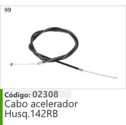 99 Código 02308 Cabo acelerador Husqvarna 142RB