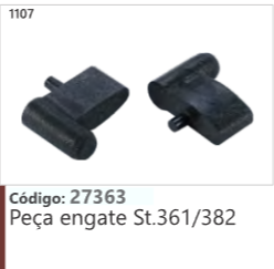 1107 Código 27363 Peca engate Stihl 361/382