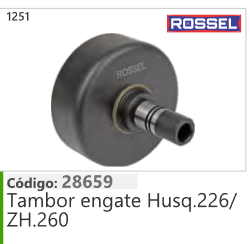 1251 Código 28659 Tambor engate Husqvarna 226/ ZH.260 ROSSEL