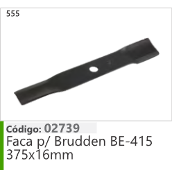 555 Código 02739 Faca Brudden BE-415 375x16mm