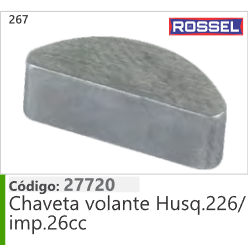 267 Código 27720 Chaveta volante Husqvarna 226/ imp.26cc ROSSEL