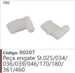 1102 Código 00207 Peça engate Stihl 025/034/ 036/039/046/170/180/ 361/460