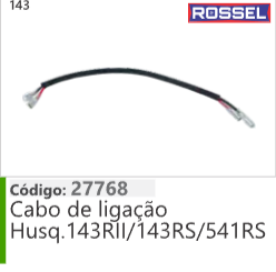 143 Código 27768 Husqvarna 143RII/143RS/541RS