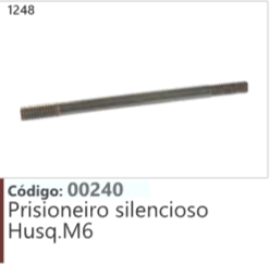 1248 Código 00240 Prisioneiro silencioso Husqvarna M5