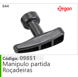 844 Código 09851 Manípulo partida Roçadeiras ARGON