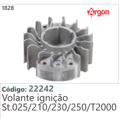 1828 Código 22242 Volante ignição Stihl 025/210/230/250/T2000 ARGON
