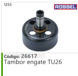 1253 Código 26617 Tambor engate TU26 ROSSEL