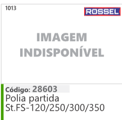 1013 Código 28603 Polia partida Stihl FS120/250/300/350 ROSSEL
