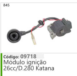 845 Código 09718 Módulo ignição 26cc/D.280 Katana