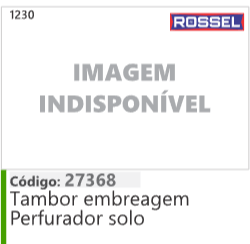1230 Código 27368 Tambor embreagem Perfurador solo ROSSEL