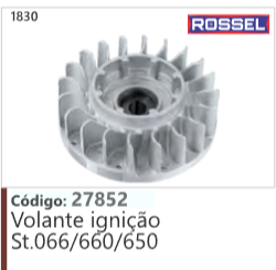 1830 Código 27852 Volante ignição Stihl 066/660/650 ROSSEL
