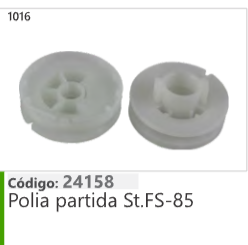1016 Código 24158 Polia partida Stihl FS85