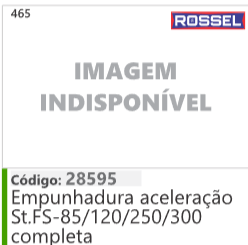 465 Código 28595 Empunhadura aceleração Stihl FS-85/120/250/300 completa ROSSEL