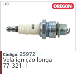 1786 Código 25972 Vela ignição longa 77-321-1 OREGON