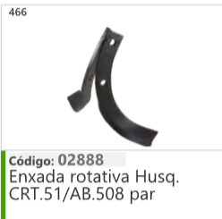 466 Código 02888 Enxada rotativa Husqvarna CRT.51/AB.508 par