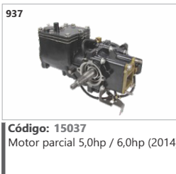 937 Código 2014 Motor parcial 5,0hp / 6,0hp (2014