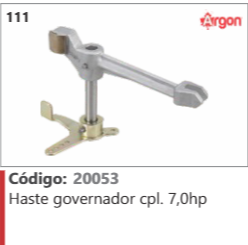111 Código 20053 Haste governador completo 7,0hp ARGON