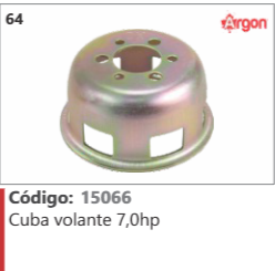 64 Código 15066 Cuba volante 7,0hp ARGON