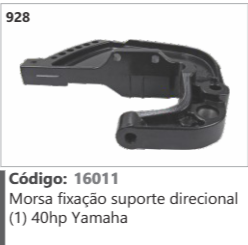 928 Código 16011 Morsa fixação suporte direcional (1) 40hp Yamaha
