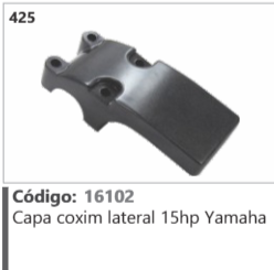 425 Código 16102 Capa coxim lateral 15hp Yamaha