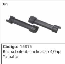 329 Código 15875 Bucha batente inclinação 4,0hp Yamaha