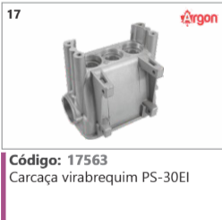 17 Código 17563 Carcaça virabrequim PS-30El ARGON