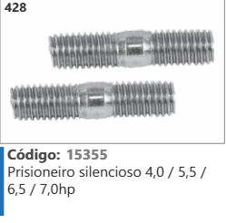 428 Código 15355 Prisioneiro silencioso 4,0 / 5,5 / 65/7,0hp