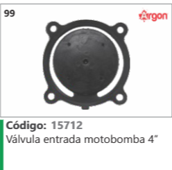 99 Código 15712 Válvula entrada motobomba 4º ARGON