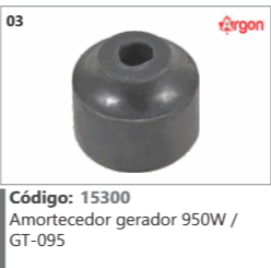3 Código 15300 Amortecedor gerador 950W / GT-095 ARGON
