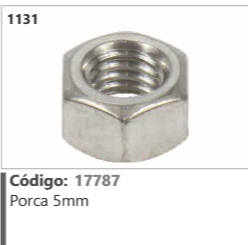 1131 Código 17787 Porca Smm