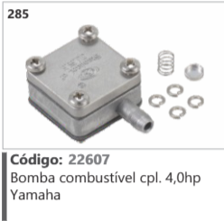 285 Código 22607 Bomba combustível completo 4,0hp Yamaha