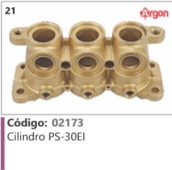 21 Código 02173 Cilindro PS-30El ARGON