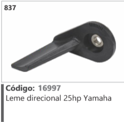 837 Código 16997 Leme direcional 25hp Yamaha