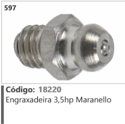 597 Código 18220 Engraxadeira 3,5hp Maranello