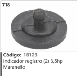 718 Código 18123 Indicador registro (2) 3,5hp Maranello