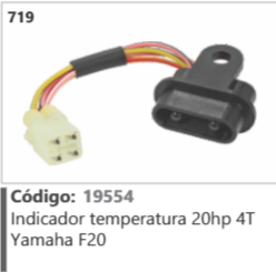 719 Código 19554 Indicador temperatura 20hp 4T Yamaha F20