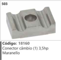 503 Código 18160 Conector cambio (1) 3,5hp Maranello