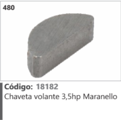 480 Código 18182 Chaveta volante 3,5hp Maranello