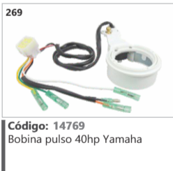 269 Código 14769 Bobina pulso 40hp Yamaha