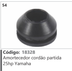 54 Código 18328 Amortecedor cordão partida 25hp Yamaha