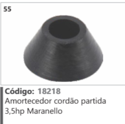 55 Código 18218 Amortecedor cordão partida 3,5hp Maranello