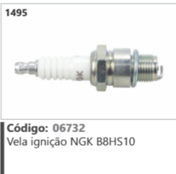 1495 Código 06732 Vela ignição NGK BBHS10