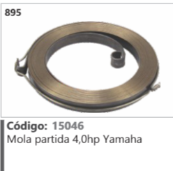 895 Código 15046 Mola partida 4,0hp Yamaha