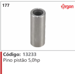 177 Código 13233 Pino pistão 5,0hp ARGON