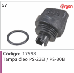 57 Código 17593 Tampa óleo PS-22EI / PS-30EI ARGON